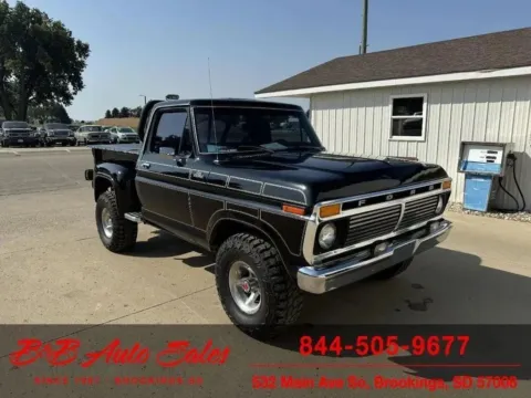 Black 1977 Ford F-150 4x4 Shortbox for sale in Brookings, SD