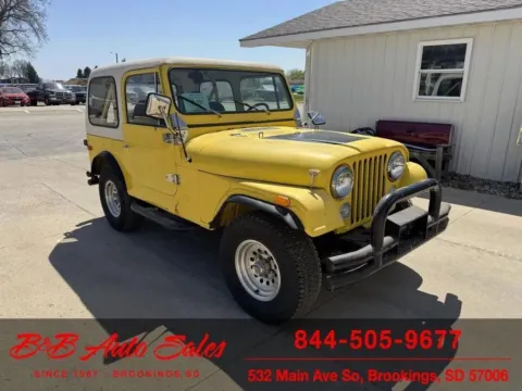 Yellow 1978 Jeep CJ 7 for sale in Brookings, SD