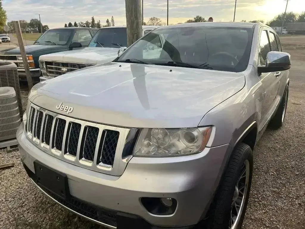 Silver 2012 Jeep Grand Cherokee Overland for sale in Brookings, SD