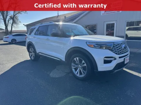White 2020 Ford Explorer Platinum for sale in Brookings, SD