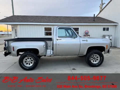 Silver 1973 Chevrolet K10 Custom for sale in Brookings, SD