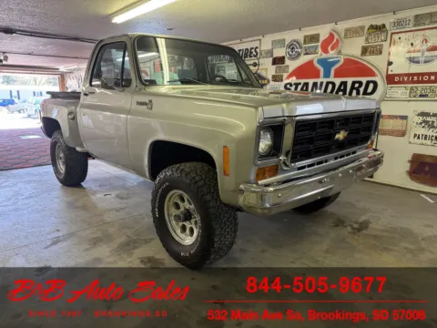 Silver 1973 Chevrolet K10 Custom for sale in Brookings, SD