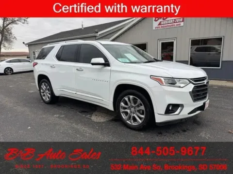 White 2019 Chevrolet Traverse Premier for sale in Brookings, SD