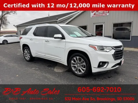 White 2019 Chevrolet Traverse Premier for sale in Brookings, SD