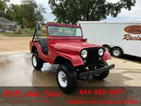 Red 1958 Willys CJ5 for sale in Brookings, SD