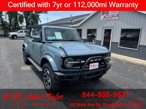 Blue 2021 Ford Bronco Outer Banks for sale in Brookings, SD