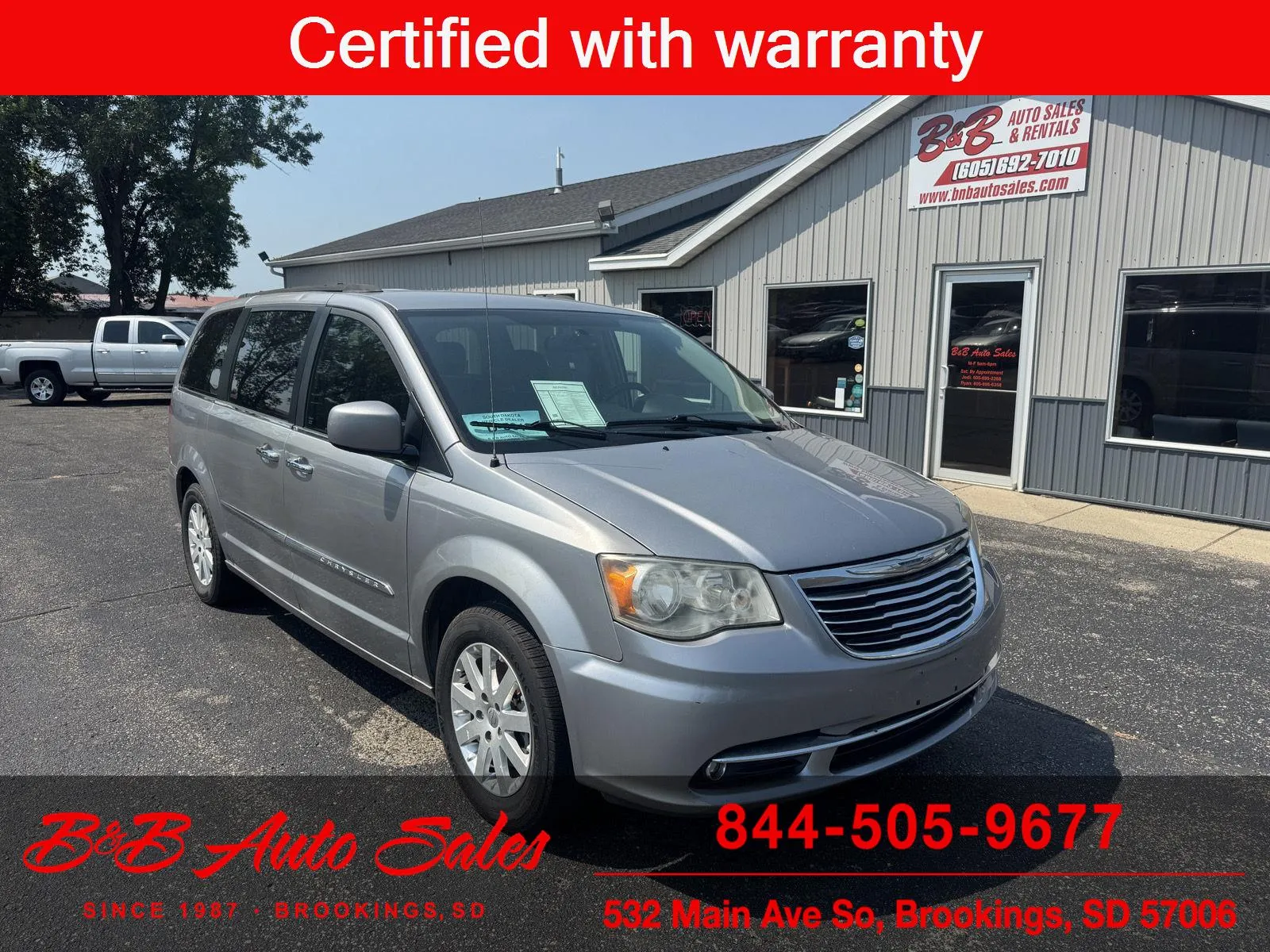 Silver 2015 Chrysler Town & Country Touring for sale in Brookings, SD
