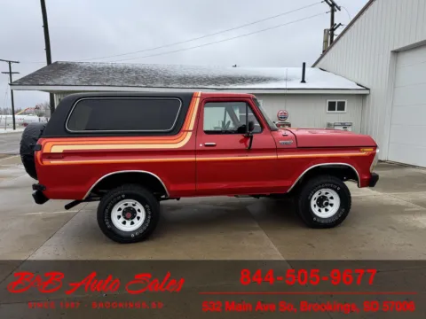 Red 1979 Ford Bronco for sale in Brookings, SD