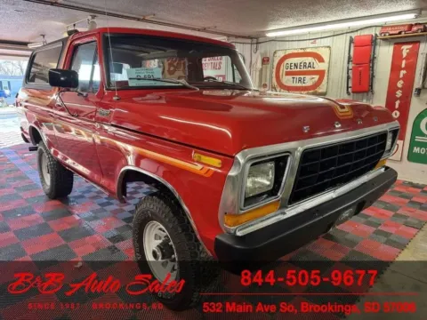 Red 1979 Ford Bronco for sale in Brookings, SD