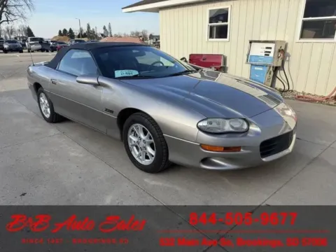 Silver 2002 Chevrolet Camaro Z28 for sale in Brookings, SD