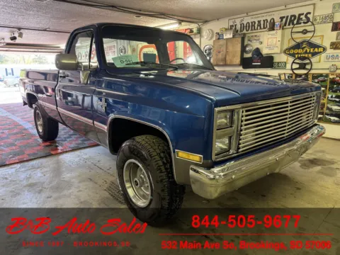Blue 1987 Chevrolet K10 for sale in Brookings, SD