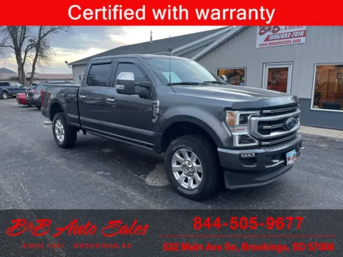 Gray 2020 Ford Super Duty F-350 SRW Platinum for sale in Brookings, SD