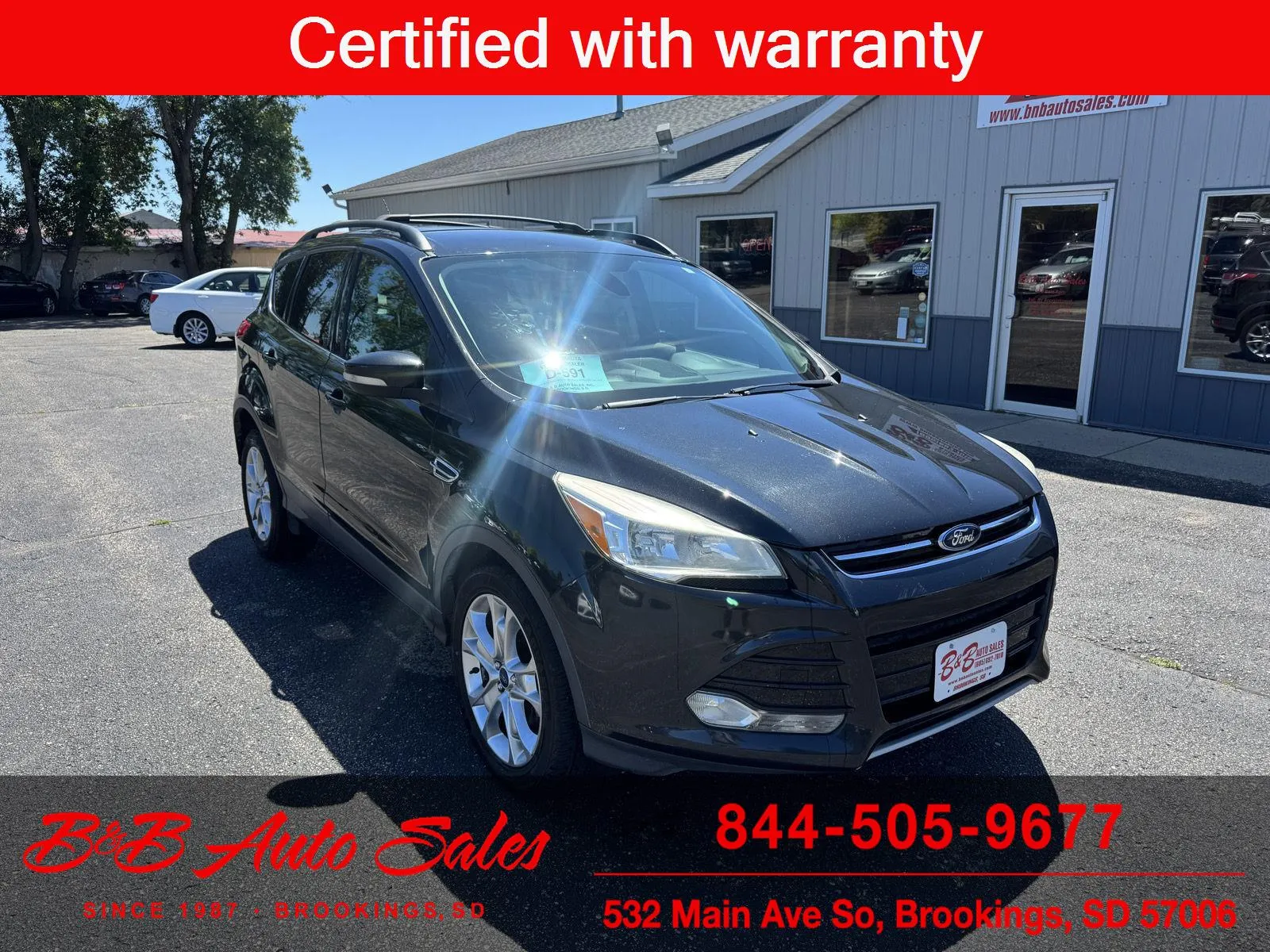 Black 2013 Ford Escape SEL for sale in Brookings, SD