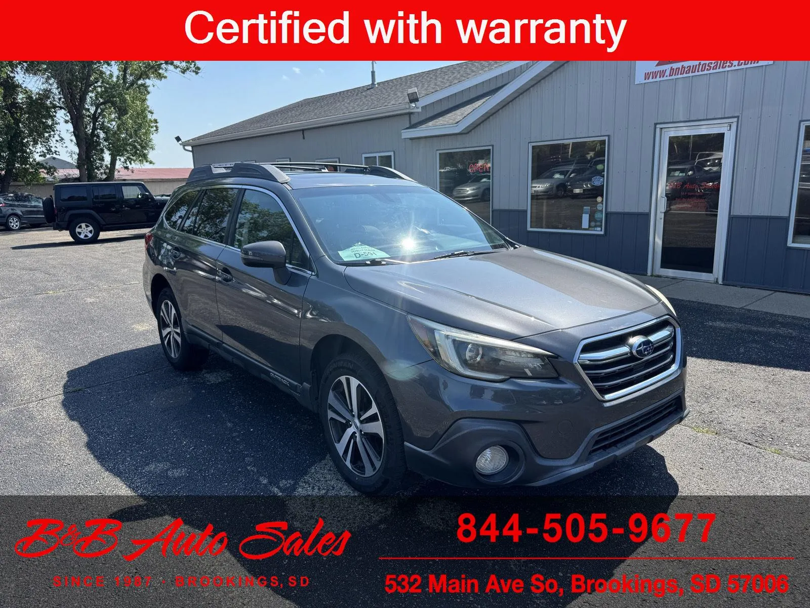 Gray 2018 Subaru Outback Limited for sale in Brookings, SD