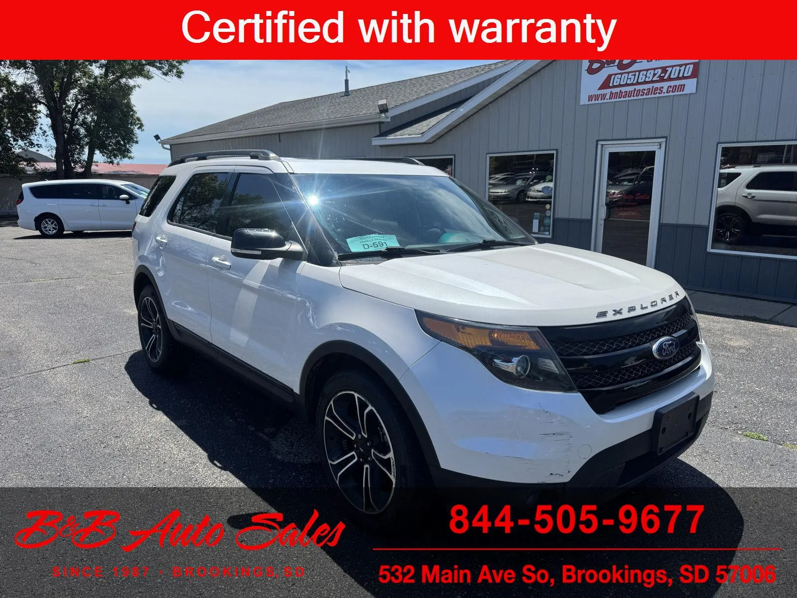White 2015 Ford Explorer Sport for sale in Brookings, SD