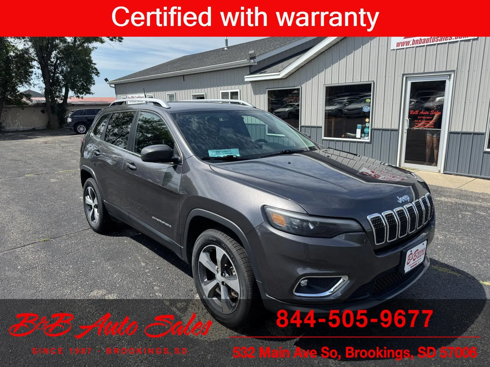 Gray 2019 Jeep Cherokee Limited for sale in Brookings, SD