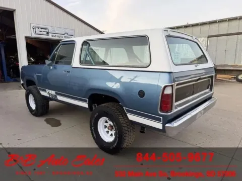 More photos of 1977 Dodge Ramcharger at B & B Auto Sales, SD
