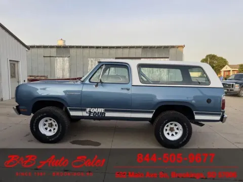 More photos of 1977 Dodge Ramcharger at B & B Auto Sales, SD
