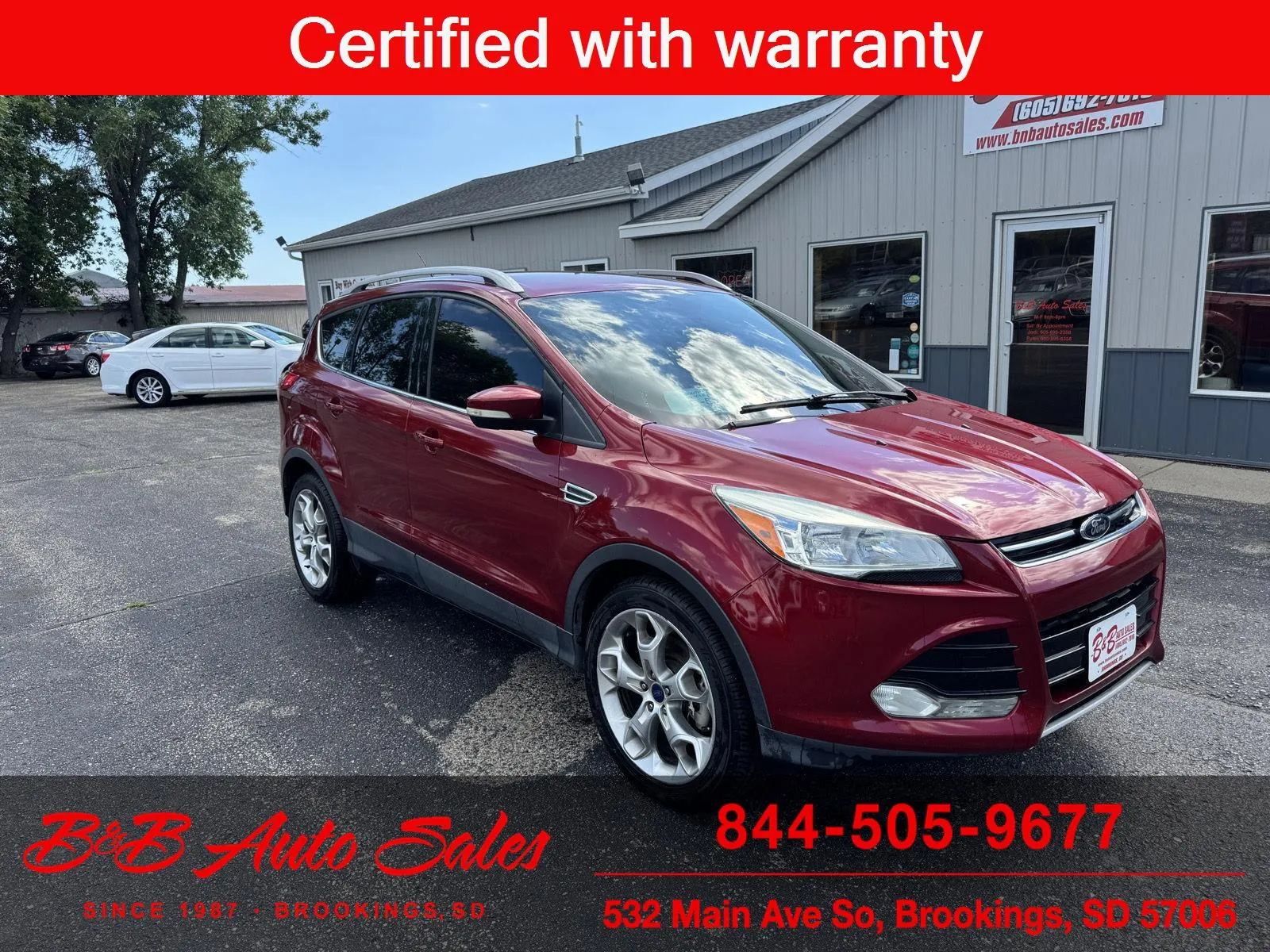 Red 2016 Ford Escape Titanium for sale in Brookings, SD