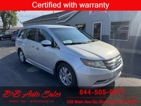 Silver 2015 Honda Odyssey EX for sale in Brookings, SD