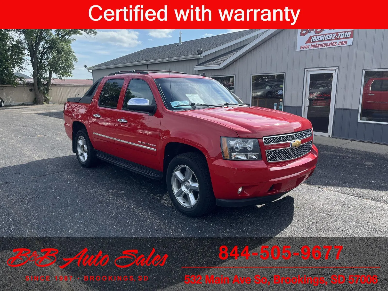 Red 2012 Chevrolet Avalanche LTZ for sale in Brookings, SD