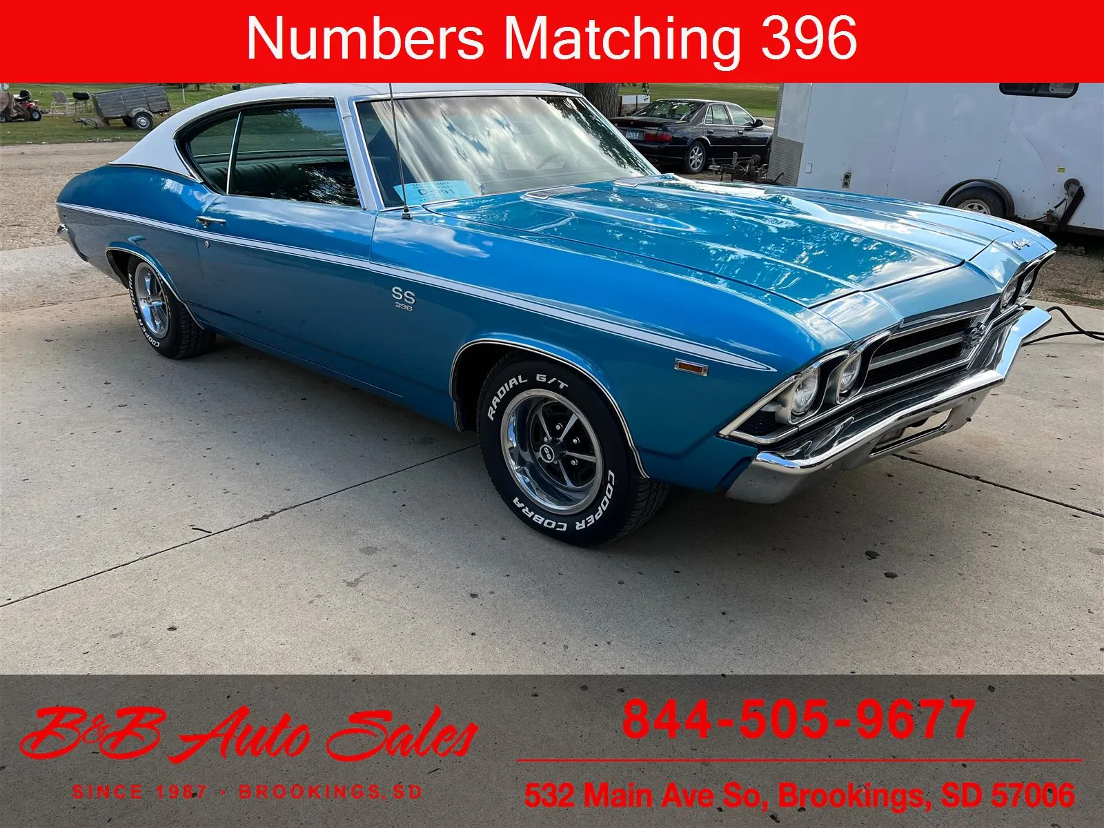 Blue 1969 Chevrolet Chevelle SS for sale in Brookings, SD