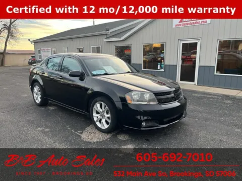 Black 2013 Dodge Avenger R/T for sale in Brookings, SD