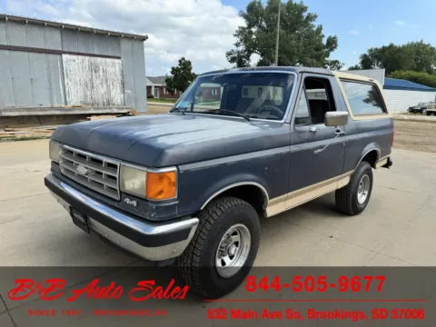 Another view of 1987 Ford Bronco for sale in Brookings, SD at B & B Auto Sales
