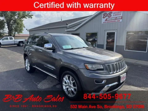 Gray 2014 Jeep Grand Cherokee Summit for sale in Brookings, SD