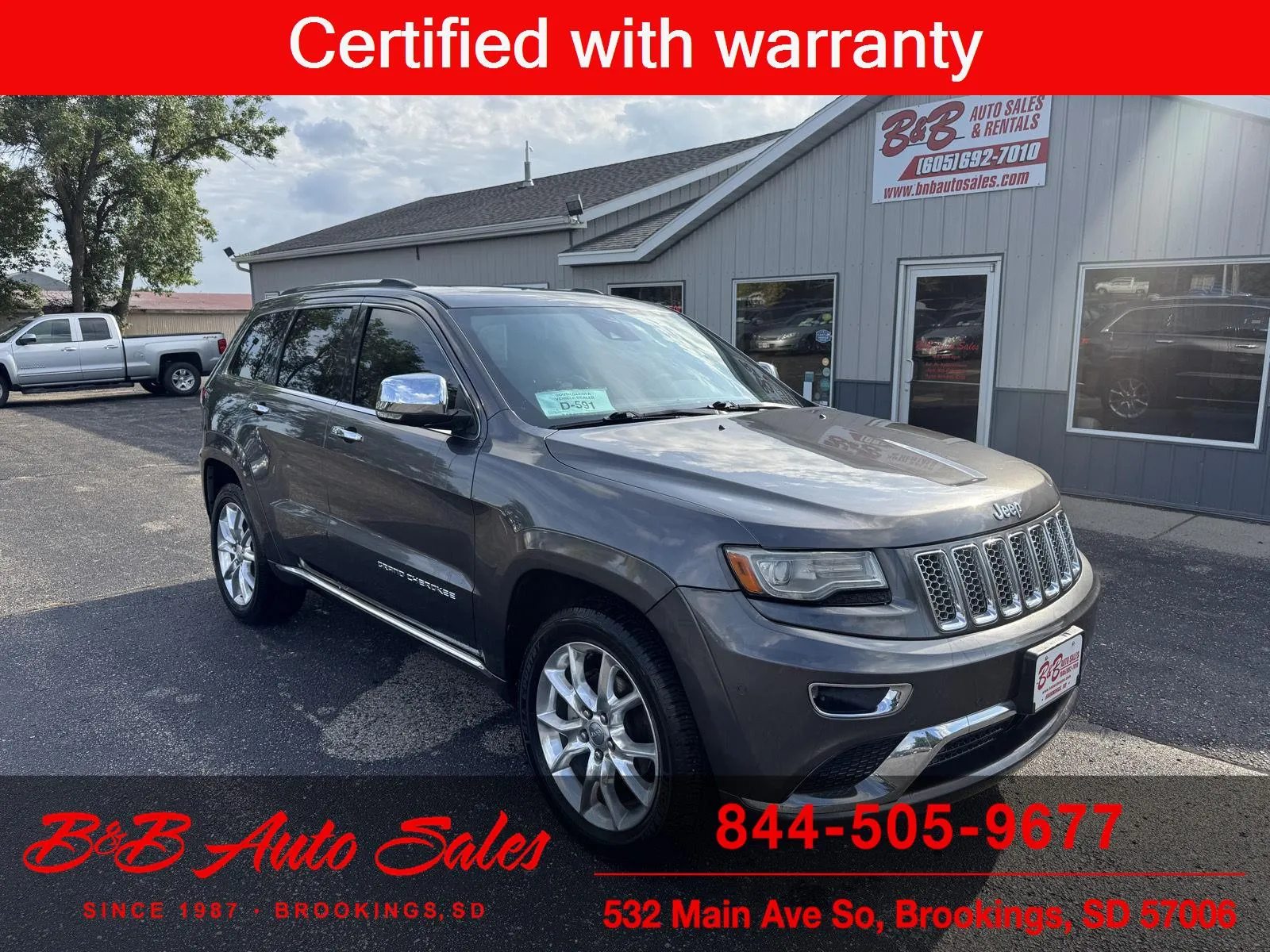 Gray 2014 Jeep Grand Cherokee Summit for sale in Brookings, SD