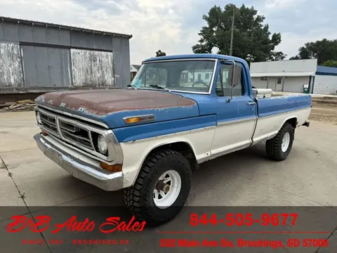 Another view of 1971 Ford F100 for sale in Brookings, SD at B & B Auto Sales