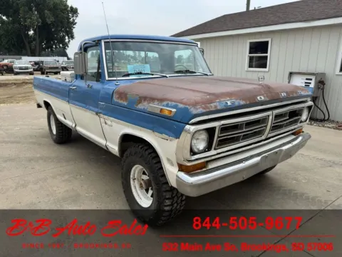 Blue 1971 Ford F100 for sale in Brookings, SD