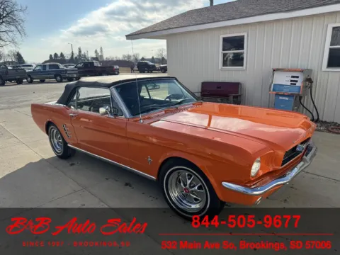 Orange 1966 Ford Mustang Convertible for sale in Brookings, SD