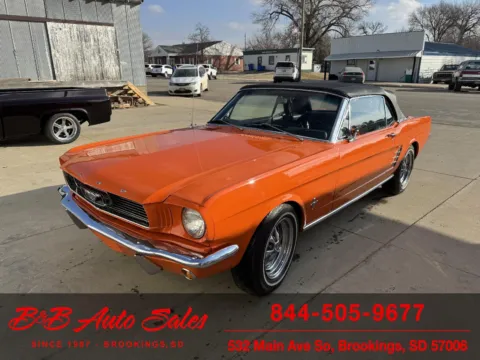 Another view of 1966 Ford Mustang Convertible for sale in Brookings, SD at B & B Auto Sales