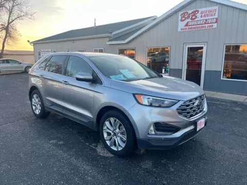 Silver 2022 Ford Edge Titanium for sale in Brookings, SD