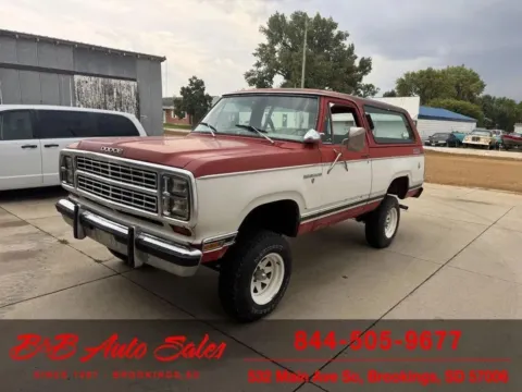 Another view of 1979 Dodge Ramcharger for sale in Brookings, SD at B & B Auto Sales