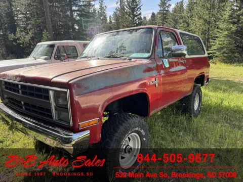Red 1988 Chevrolet Blazer for sale in Brookings, SD