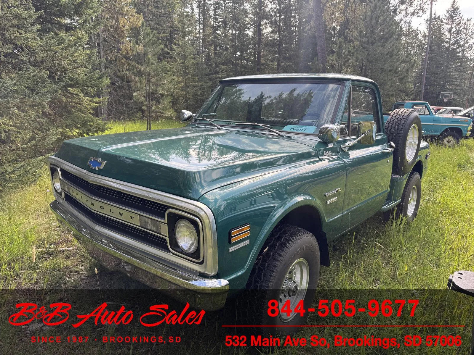 Green 1970 Chevrolet K 10 for sale in Brookings, SD