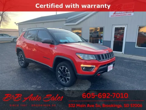 Orange 2018 Jeep Compass Trailhawk for sale in Brookings, SD