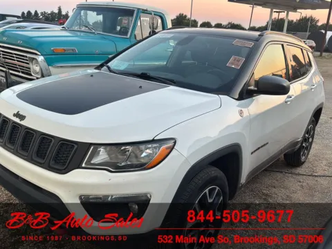 White 2020 Jeep Compass Trailhawk for sale in Brookings, SD