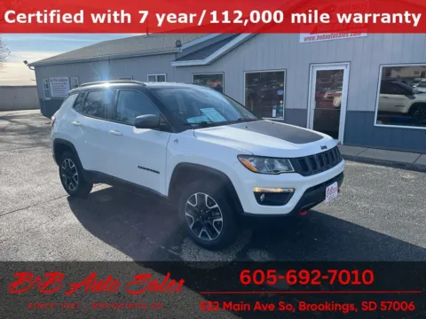 White 2020 Jeep Compass Trailhawk for sale in Brookings, SD
