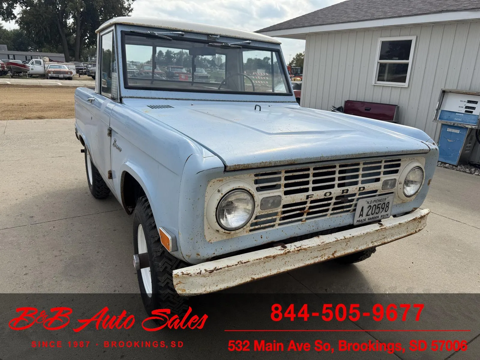 Used 1968 Ford Bronco for sale in Brookings, SD at B&B Auto Sales | VIN:  U14FLD04187