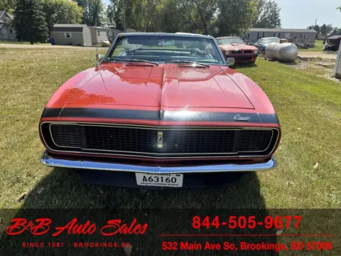 Another view of 1968 Chevrolet Camaro RS for sale in Brookings, SD at B & B Auto Sales