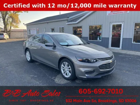 Gray 2017 Chevrolet Malibu LT for sale in Brookings, SD