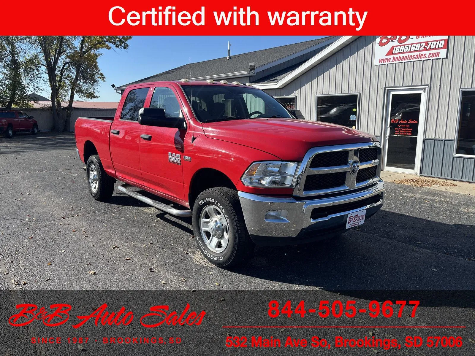 Red 2016 Ram 2500 Tradesman for sale in Brookings, SD