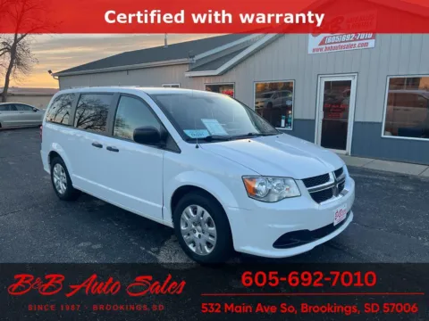 White 2019 Dodge Grand Caravan SE for sale in Brookings, SD