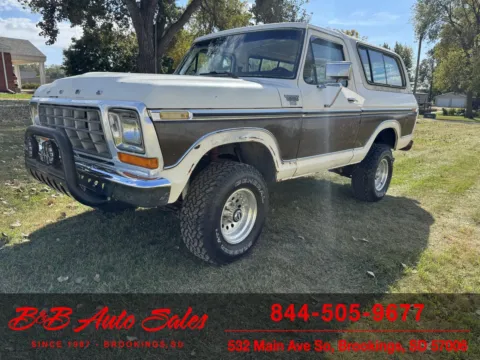 Another view of 1978 Ford Bronco Ranger XLT for sale in Brookings, SD at B & B Auto Sales