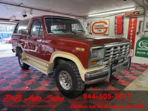 Red 1986 Ford Bronco Eddie Bauer for sale in Brookings, SD