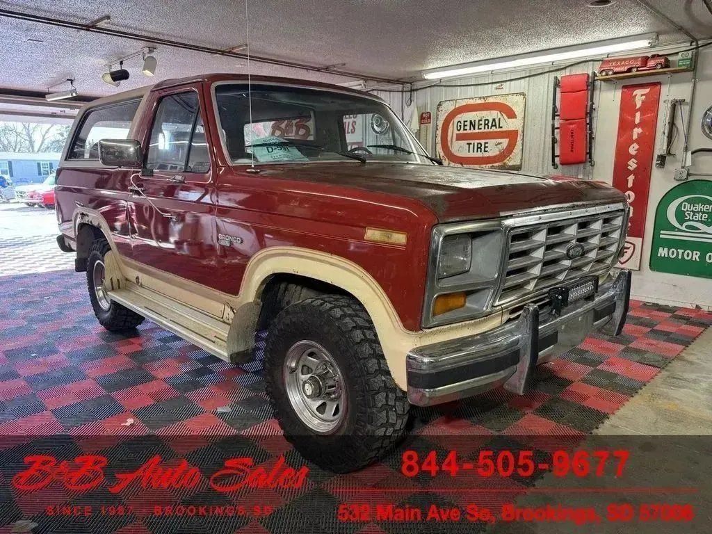 Red 1986 Ford Bronco for sale in Brookings, SD