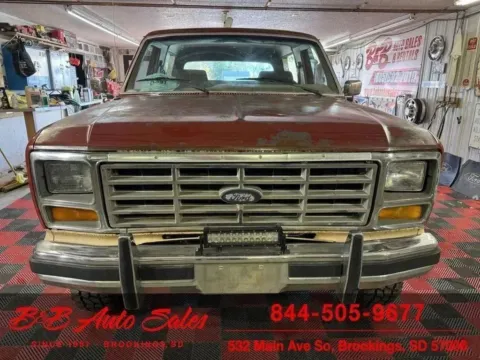 Another view of 1986 Ford Bronco for sale in Brookings, SD at B & B Auto Sales